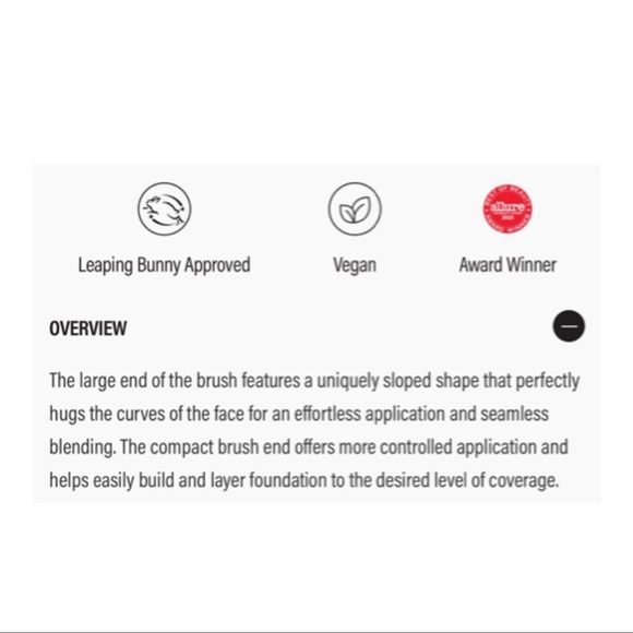 MAKEUP by MARIO F4
F4 DUAL-ENDED FOUNDATION AND FACE BRUSH   ~NEW~ - Picture 3 of 6